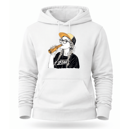 Mädels Hoodie Softstyle®. Moped Mädel – Generation 2Takt.