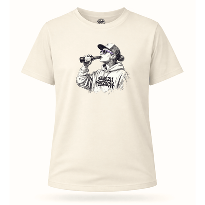 Mädels T-Shirt. Benzin im Blut.