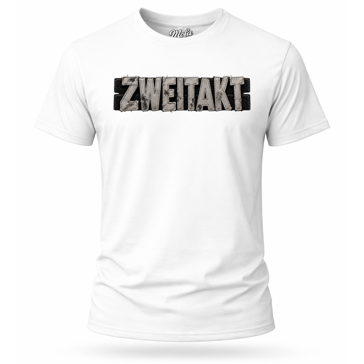 T-Shirt. Zweitakt Patch.