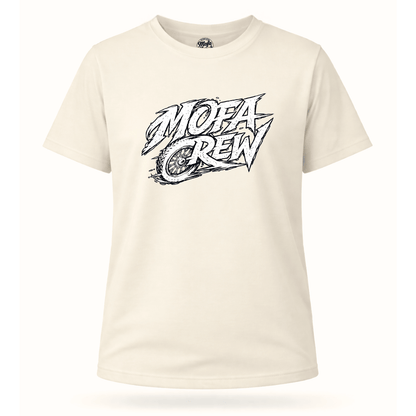 Mädels T-Shirt. Mofa Crew.