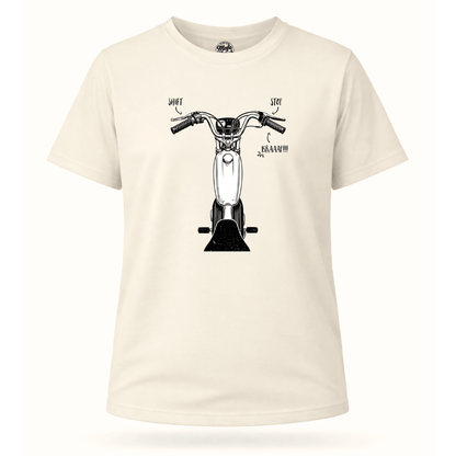 Mädels T-Shirt. Braaap!