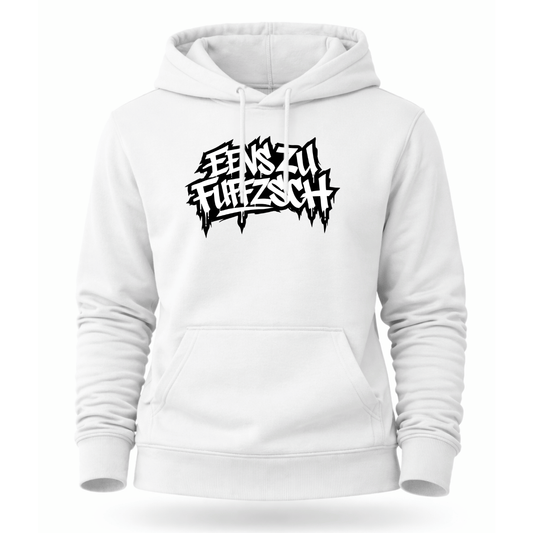 Mädels Hoodie Softstyle®. Eens zu fuffzsch.
