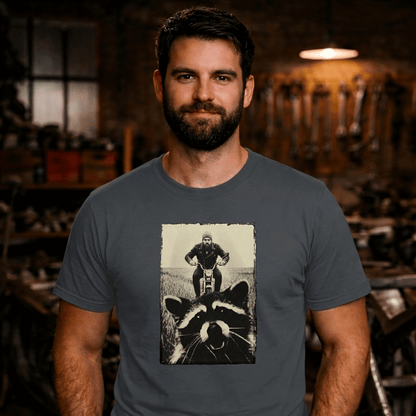T-Shirt. Racoon.