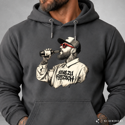 Hoodie Softstyle®. Benzin im Blut.