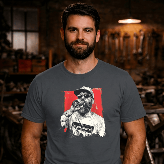 T-Shirt. Es eskaliert eh.