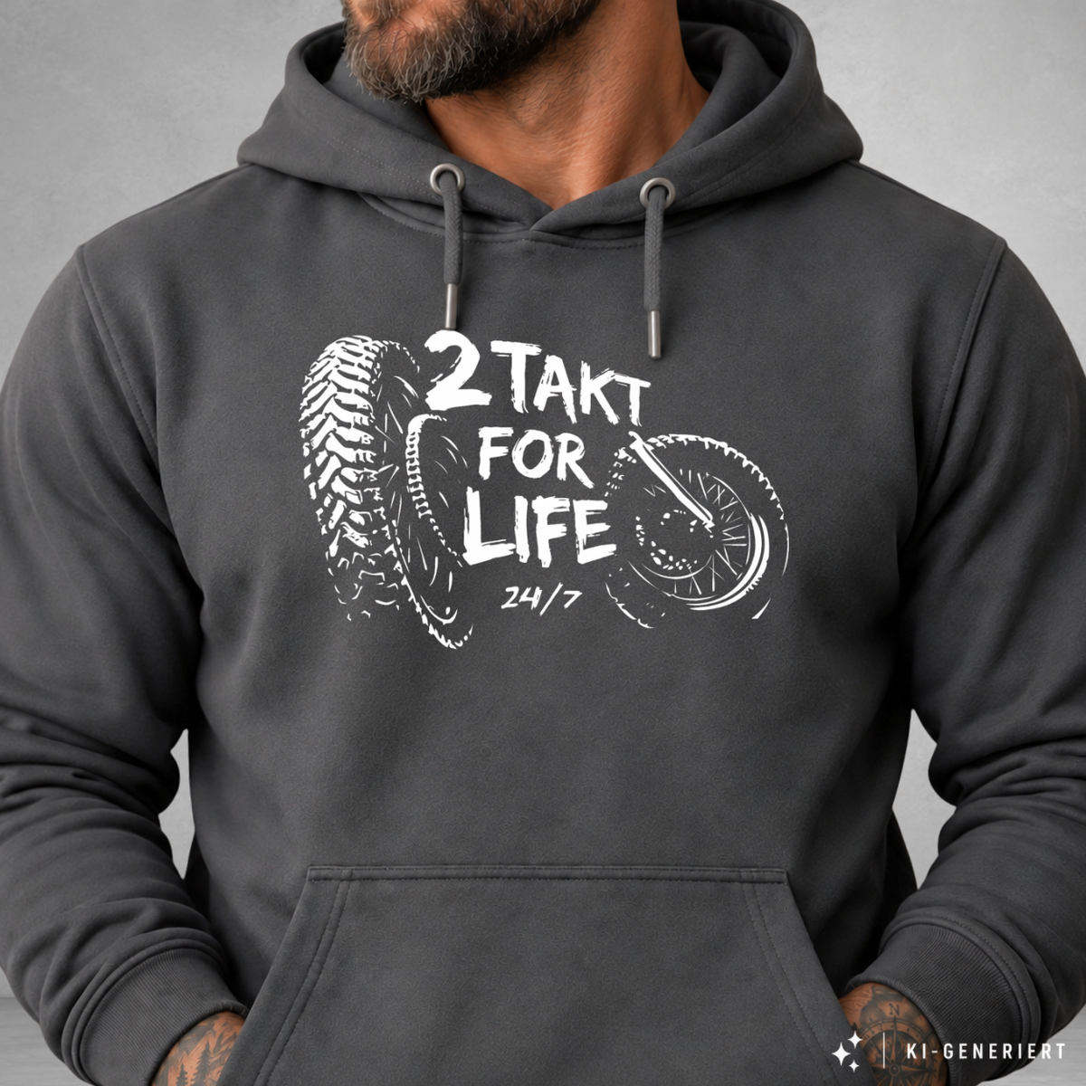 Hoodie Softstyle®. 2 Takt for Life.