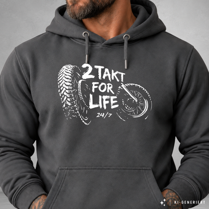 Hoodie Softstyle®. 2 Takt for Life.