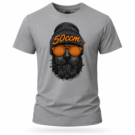 T-Shirt. Zweitakt Nomaden – Der Vagabund 50ccm.