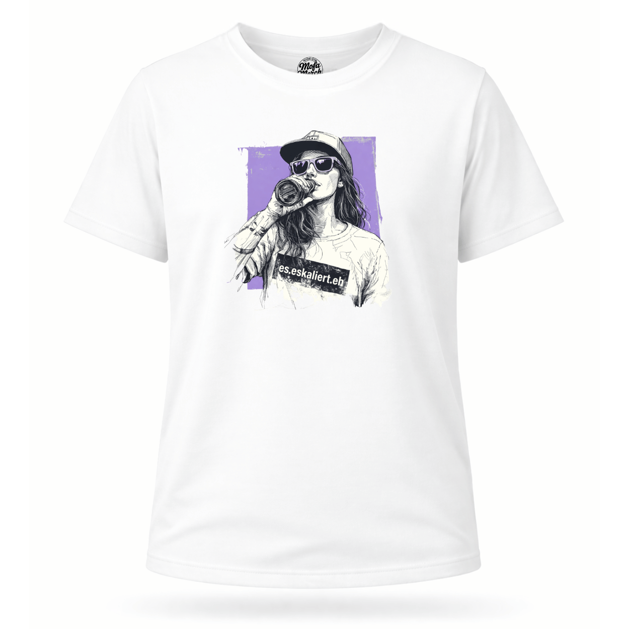 Mädels T-Shirt. Es eskaliert eh.