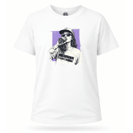 Mädels T-Shirt. Es eskaliert eh.
