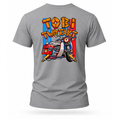 T-Shirt. Tobi Two Takt / Beidseitig.