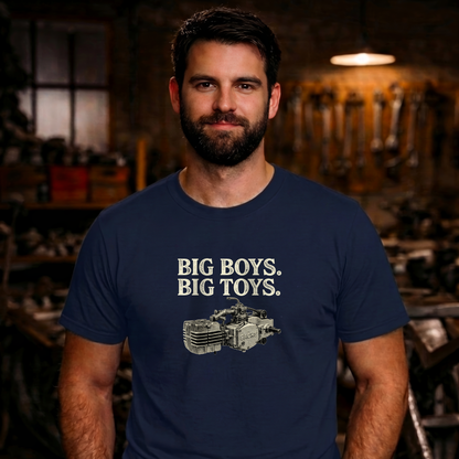 T-Shirt. Big Boys Big Toys.