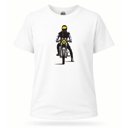 Mädels T-Shirt. Fokus auf die Straße.