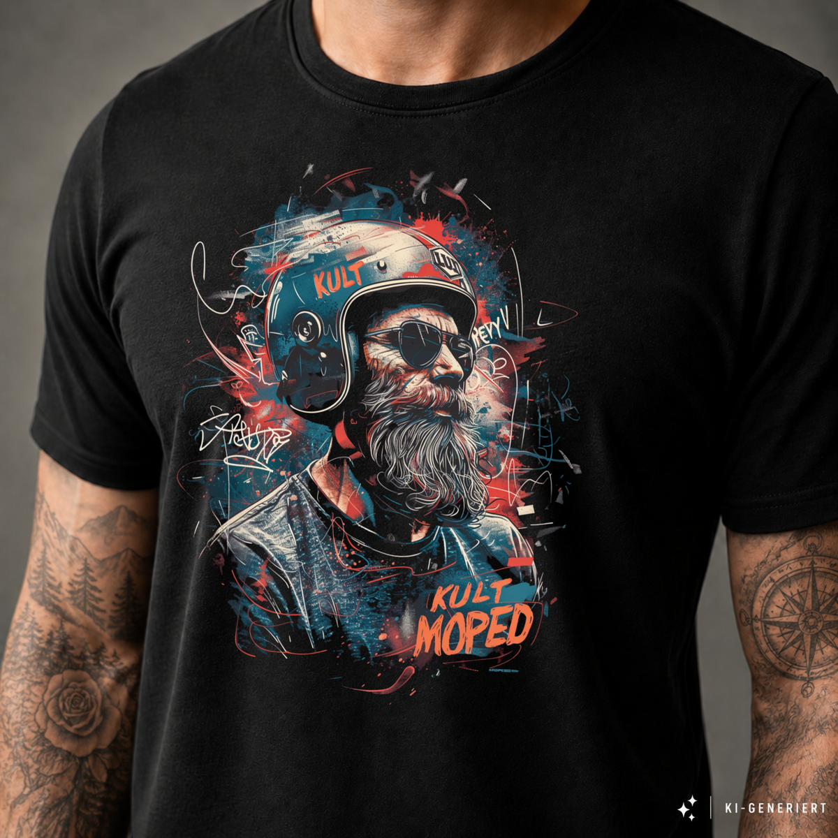 T-Shirt. Kult Moped