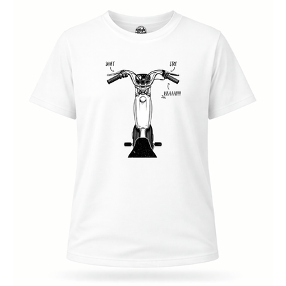 Mädels T-Shirt. Braaap!
