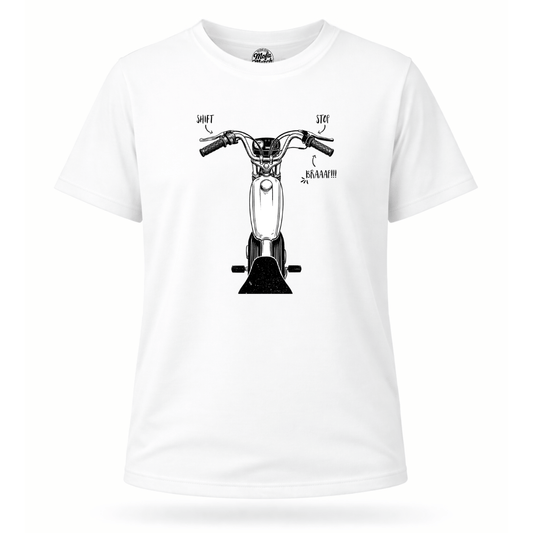 Mädels T-Shirt. Braaap!