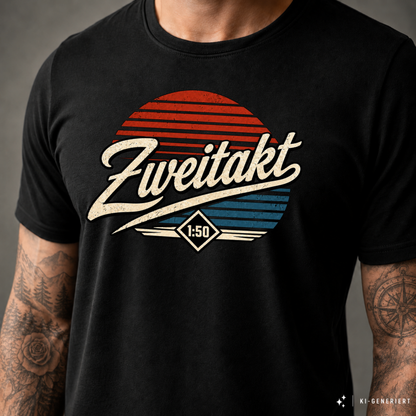 T-Shirt. Retro Sunset.