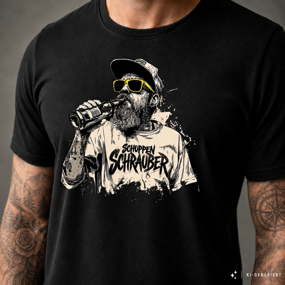 T-Shirt. Generation Zweitakt - Schuppenschrauber.