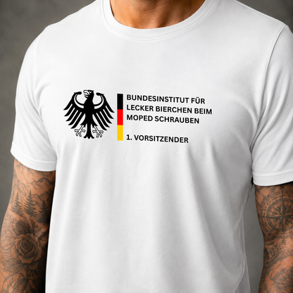 T-Shirt. Lecker Bierchen und Schrauben.