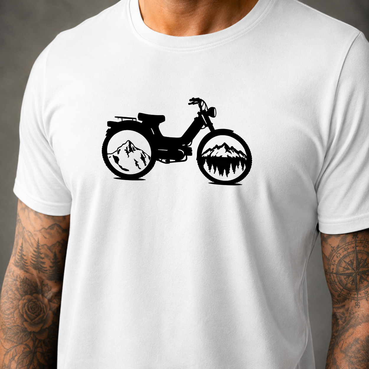 T-Shirt. Freiheit auf zwei Rädern.