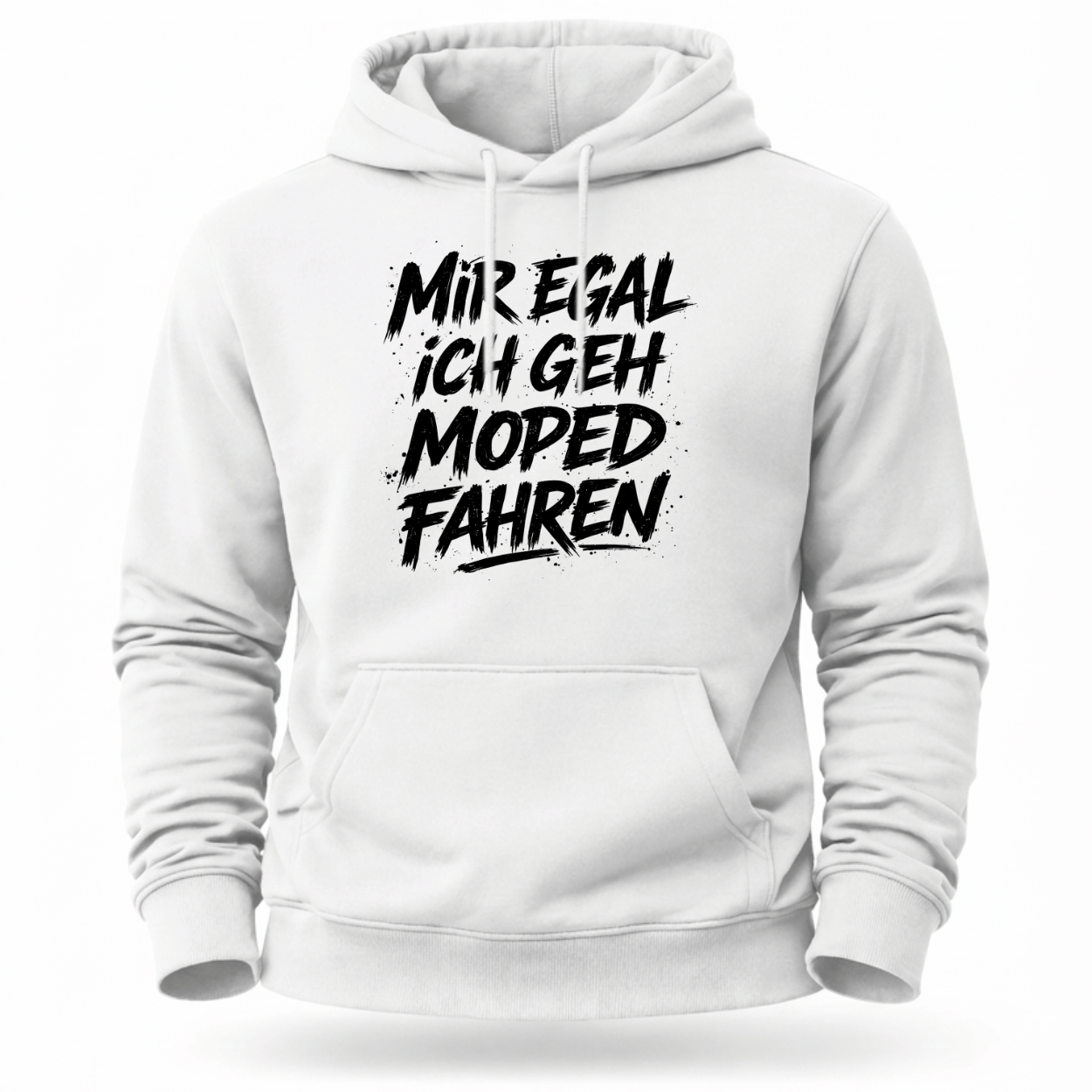 Hoodie Softstyle®. Mir egal, ich geh Moped fahren.