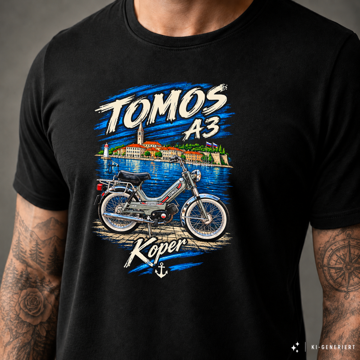 T-Shirt. Tomos A3.