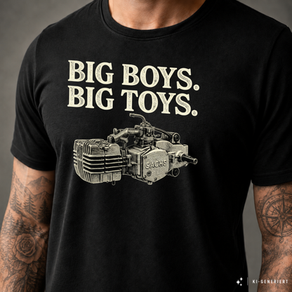 T-Shirt. Big Boys Big Toys
