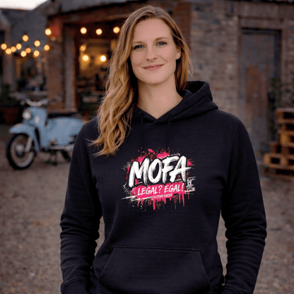 Mädels Hoodie Softstyle®. MOFA – Legal? Egal!