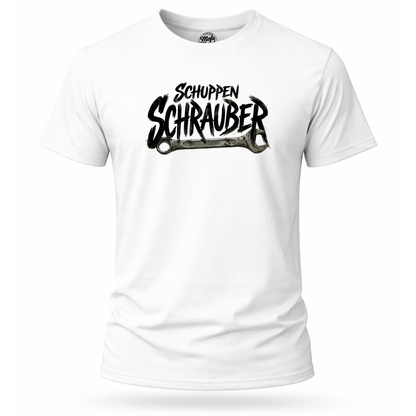 T-Shirt. Schuppen Schrauber.