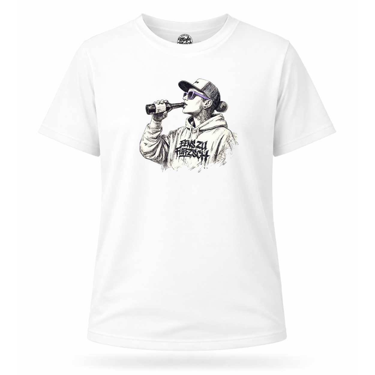 Mädels T-Shirt. Benzin im Blut.