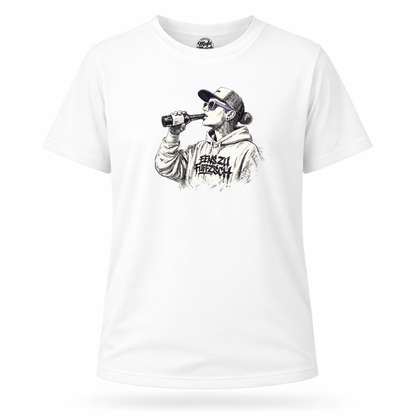 Mädels T-Shirt. Benzin im Blut.