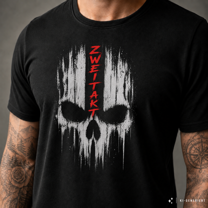 T-Shirt. Zweitakt Skull.