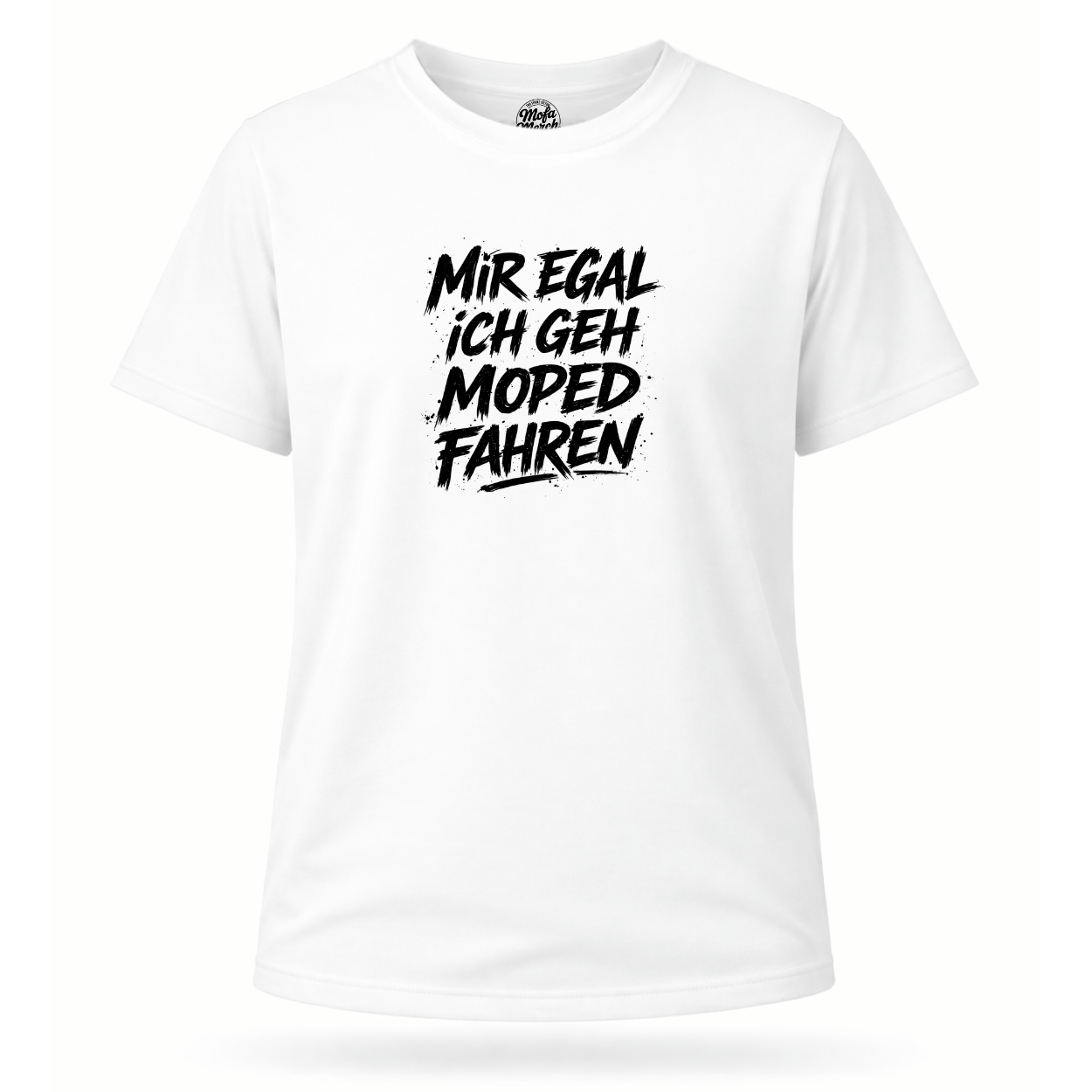 Mädels T-Shirt. Mir egal.