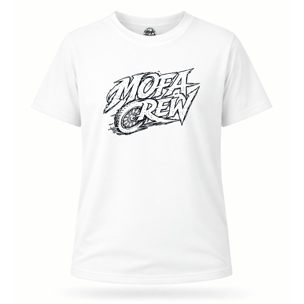Mädels T-Shirt. Mofa Crew.