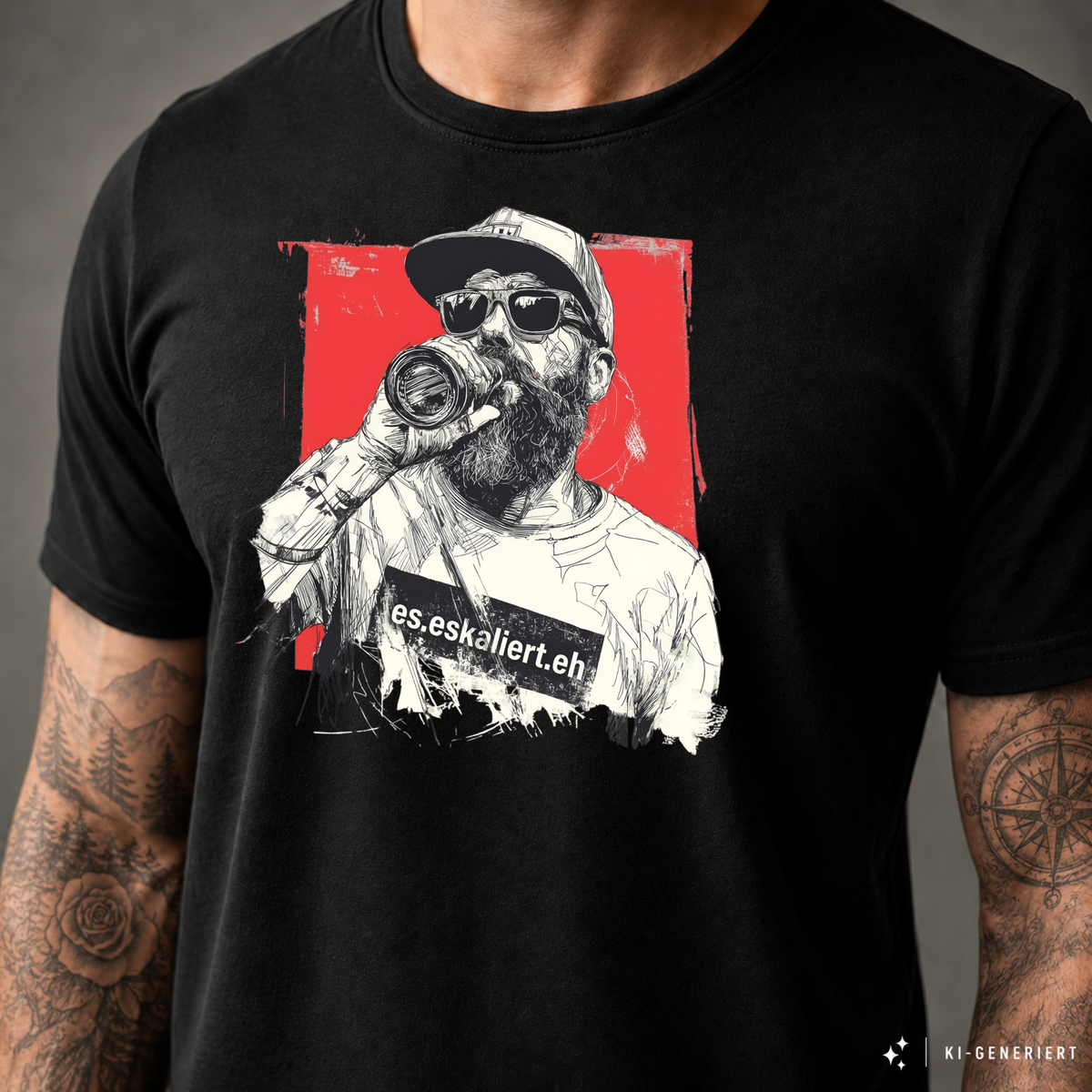 T-Shirt. Generation Zweitakt - Es eskaliert eh.