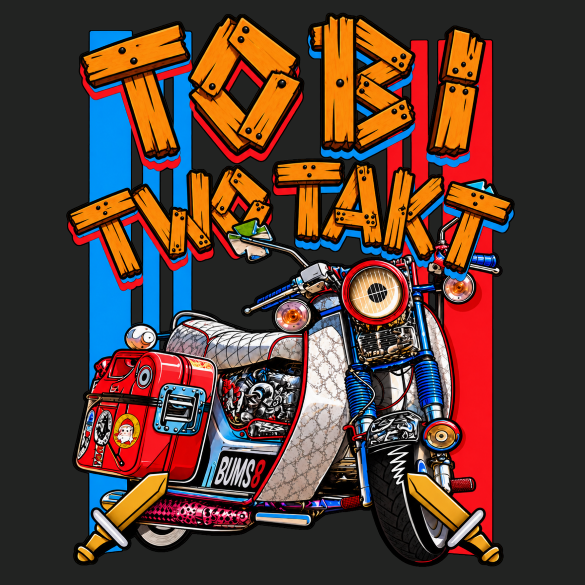 Zip Hoodie Softstyle®. Tobi Two Takt / Beidseitig.