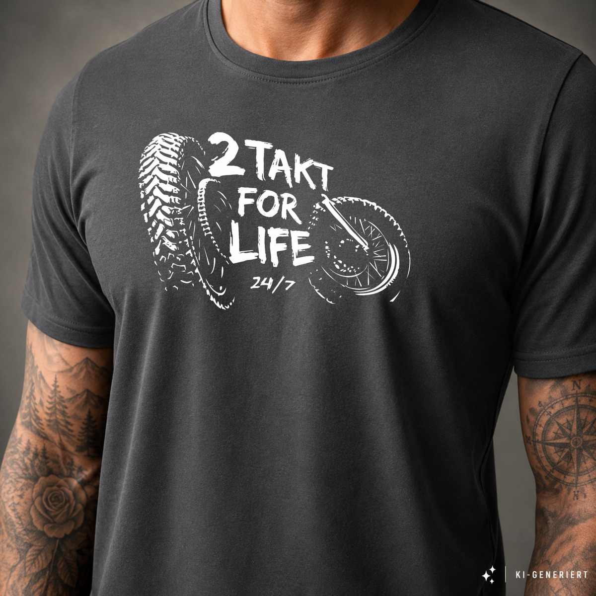 T-Shirt. 2 Takt for Life.
