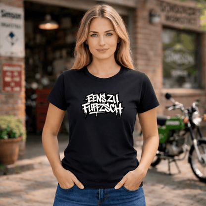 Mädels T-Shirt. Eenszufuffzsch.