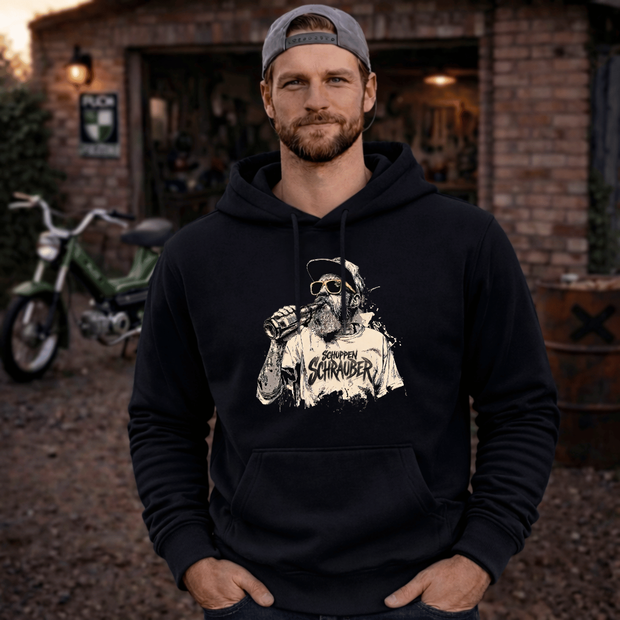 Hoodie Softstyle®. Schuppenschrauber.