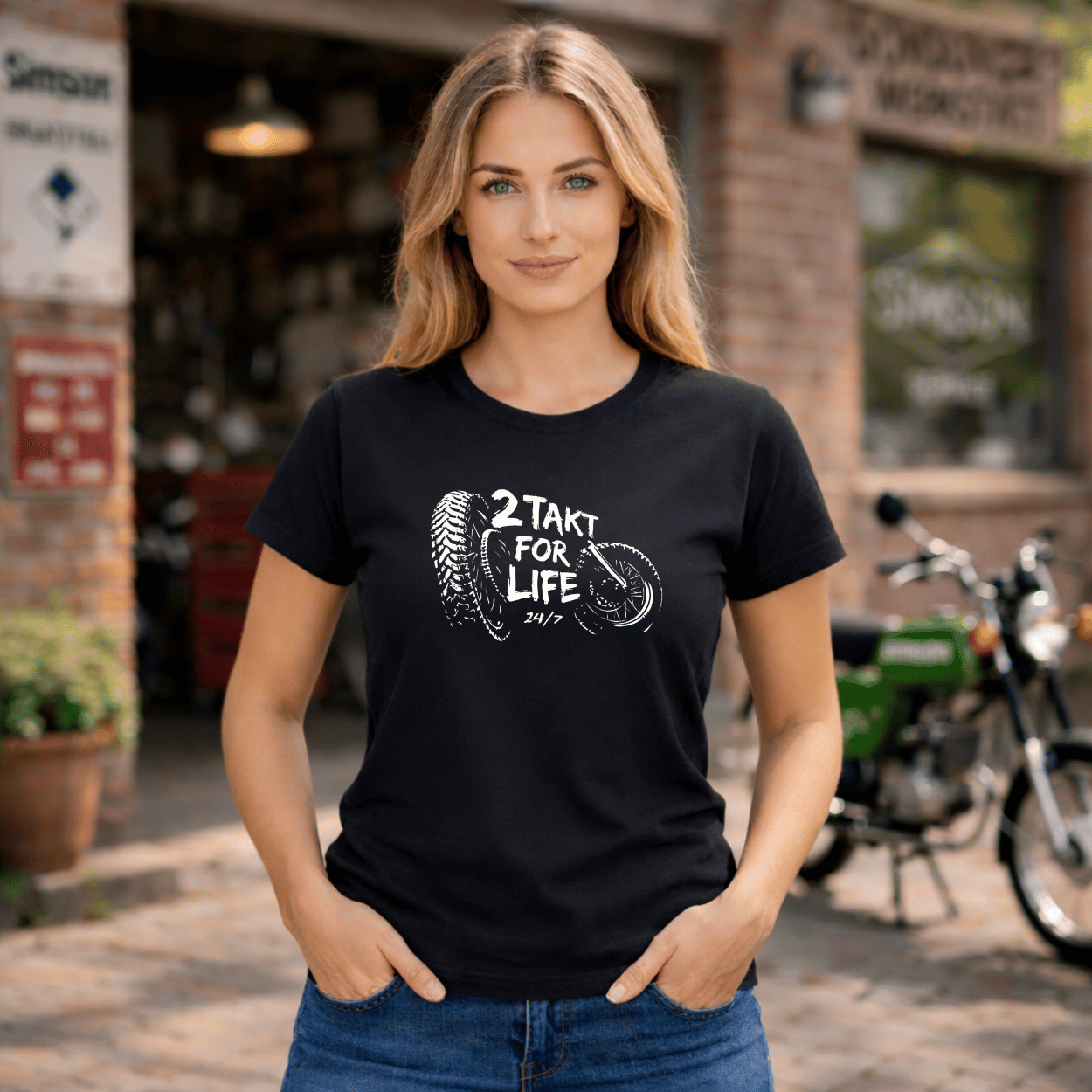 Mädels T-Shirt. 2 Takt for Life.
