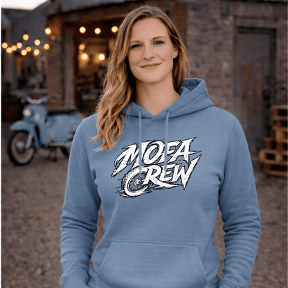 Mädels Hoodie Softstyle®. Mofa Crew.