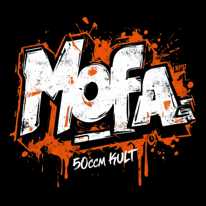 T-Shirt. Mofa 50ccm Kult.