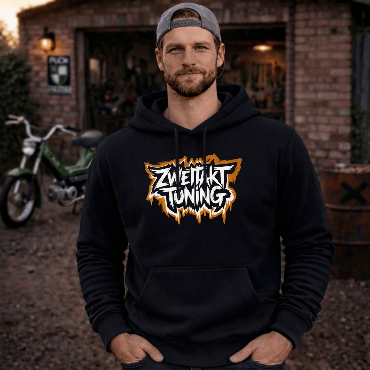 Hoodie Softstyle®. Zweitakt Tuning.