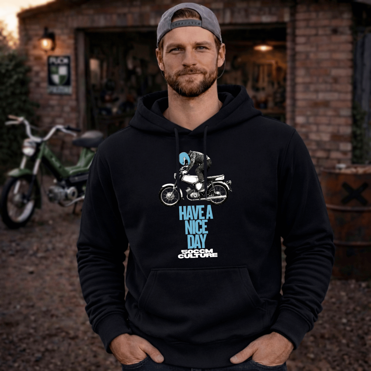 Hoodie Softstyle®. Have a Nice Day.