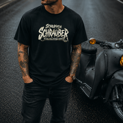 T-Shirt. Schuppen Schrauber.