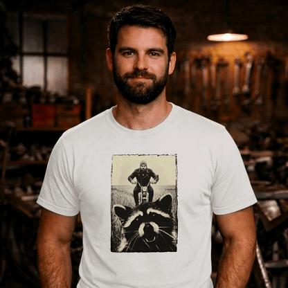 T-Shirt. Racoon.