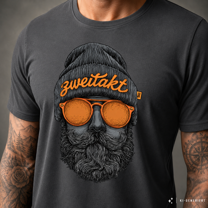 T-Shirt. Zweitakt Nomaden – Der Vagabund.