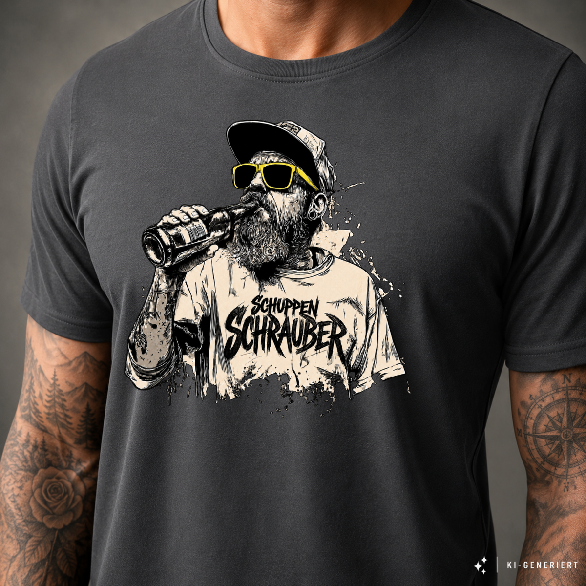 T-Shirt. Generation Zweitakt - Schuppenschrauber.