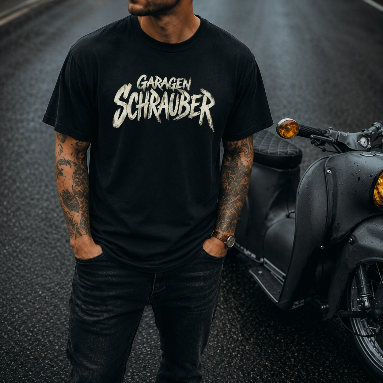 T-Shirt. Garagen Schrauber.