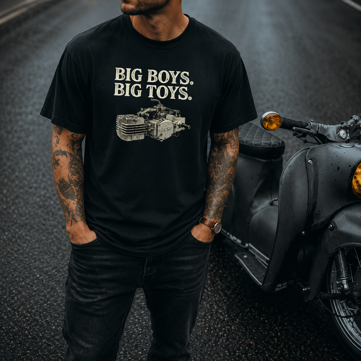 T-Shirt. Big Boys Big Toys.